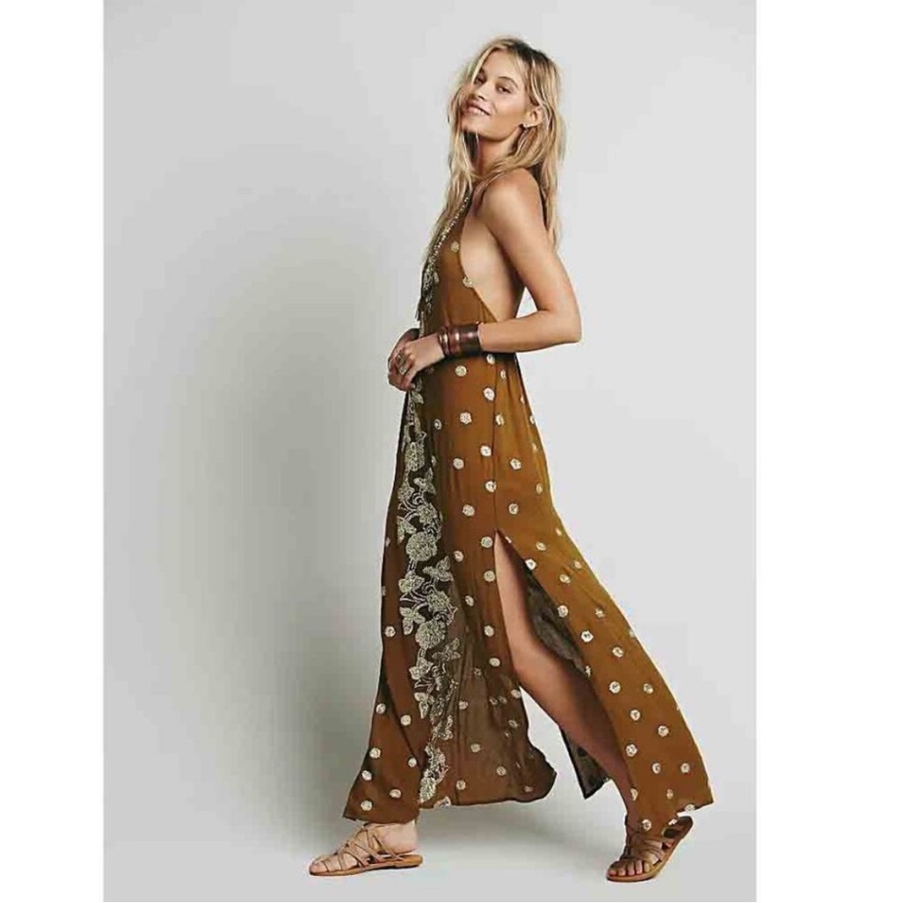 Free People Summer Dream Sequin Maxi Dress